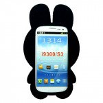 Wholesale Samsung Galaxy S3 / i9300 3D Hello Bunny Case (Black)